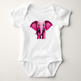 Body Bodysuit rose Elephant Baby Jersey