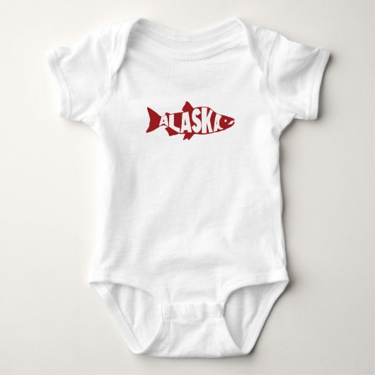 Body Bodysuit Saumon de l'Alaska (Devant)