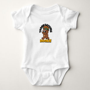 Body Bodysuit Thanksgiving Rookie Baby