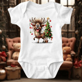 Body Bodysuit Wacky Reindeer