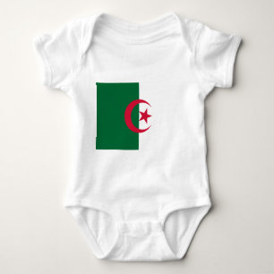 Body Bodywear patriotique avec drapeau Algérie