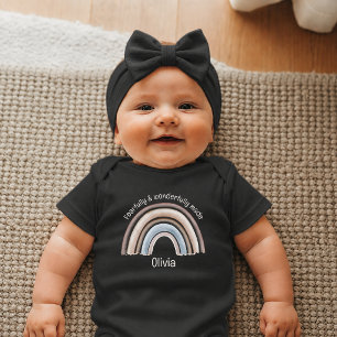 Body Boho Arc-en-Ciel Naissance Personnalisé Chrétien