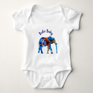 Body Boho Baby Elephant cravate brillante enfants