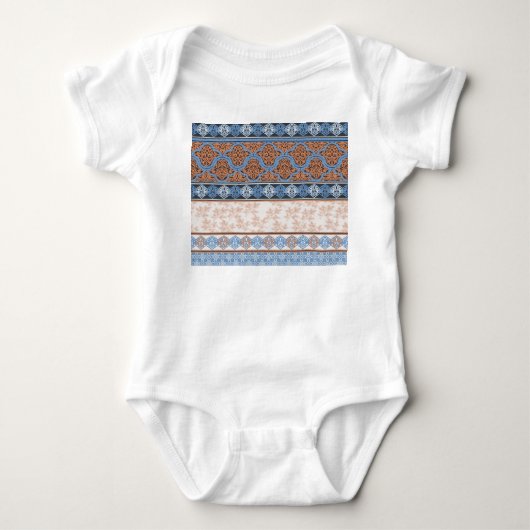 Body Boho Floral Stripes : Ethnic Seamless Collection (Devant)