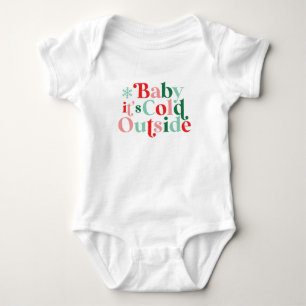 Body Boho Police Moderne Bébé Il Fait Froid Dehors Noël