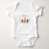 Bois Animaux Personnalisés Bodysuit