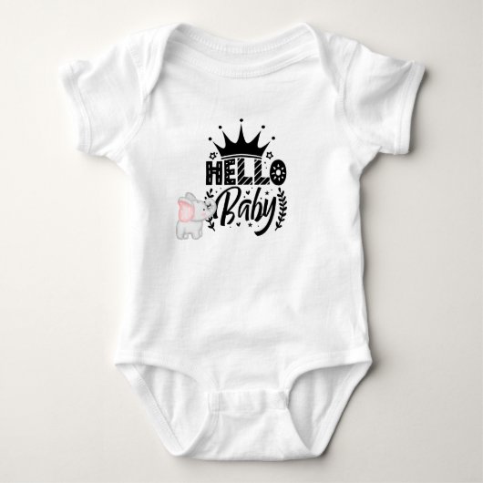 Body Bonjour bébé (Devant)