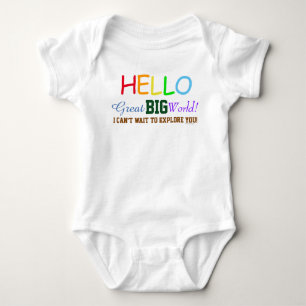 Body Bonjour Grand Grand Monde Couleurs arc-en-ciel Bab
