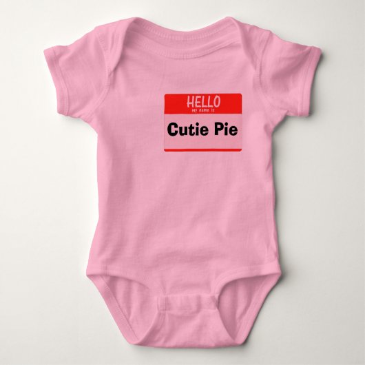 Body Bonjour mon nom est (Devant)