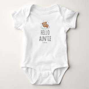 Body Bonjour Tatie Annonce de grossesse pour Tante