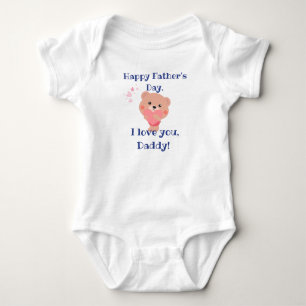 Body Bonne fête des pères - je t'aime papa - ours
