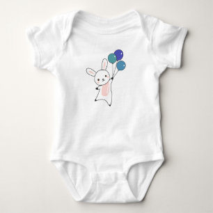 Body Bonnet mouches Ballons au-dessus de mignons animau