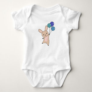 Body Bonnet mouches Ballons au-dessus de mignons animau