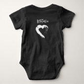Body BOO Heart Baby Bodysuit (Dos)