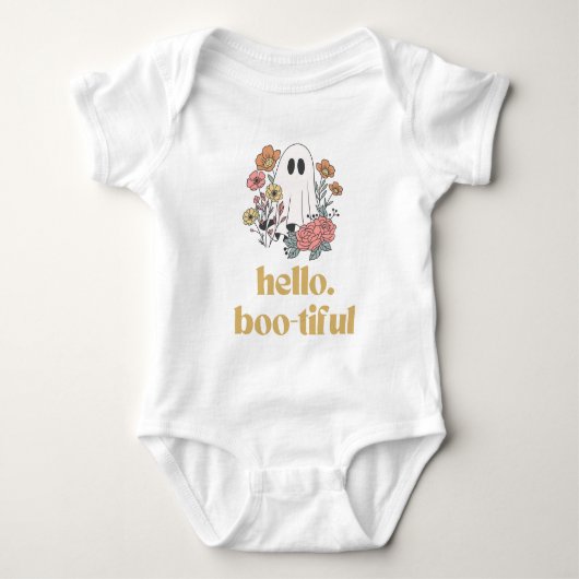 Body Boo-tiful Ghost Baby Bodysuit (Devant)