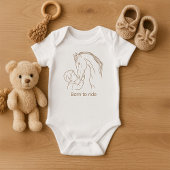 Body "Born to Ride" Bodysuit pour bébé Cheval | Équestr