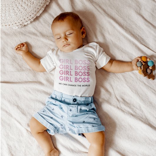 Body Boss de fille rose moderne Meilleur cadeau de fill