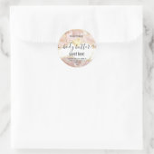 body boter gold modern productlabel ronde sticker (Tas)