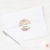 body boter gold modern productlabel ronde sticker (Envelop)