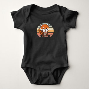 Body Boule Thé Rouge Panda Chocolat Animaux mignons Bob