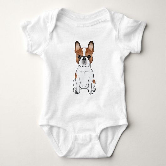 Body Bouledogue français pie rouge Frenchie Chien de de (Devant)