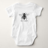 Body Bourdon noir ouvrier abeille miel (Dos)