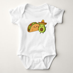Body Bout Mignon Drôle Avocat & Taco 