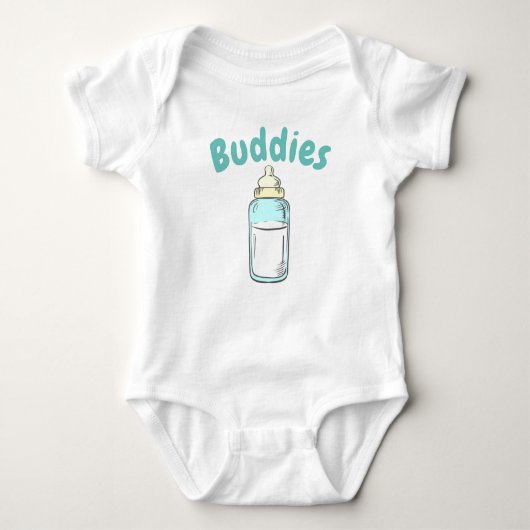 Body bouteille pour bébé mignonne compagnons de boisson (Devant)