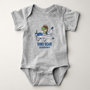 Body Boys Cute Blue Avion Dinosaur Enfants 1er annivers