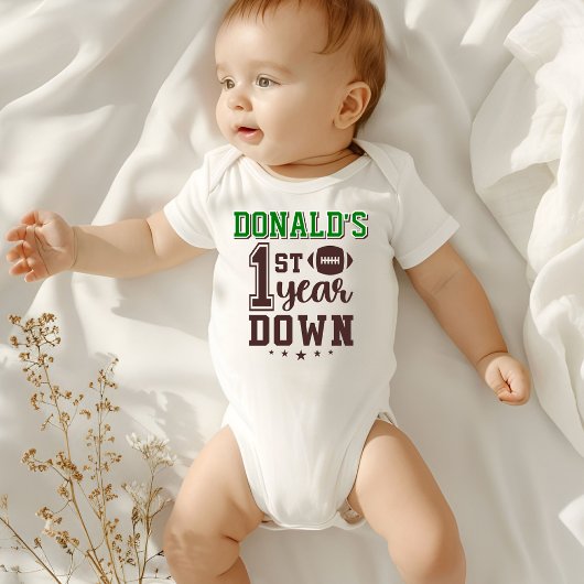 Body Boy's Football First Year Down 1st Birthday