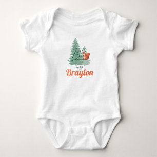 Body Braylon Nom Lettre de révélation Écureuil de garço