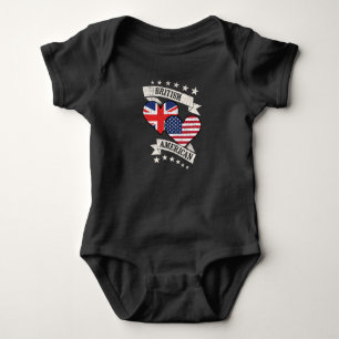 Body British American Heart Flags Royaume-Uni Amérique