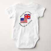 Body British by Birth American par Choice Black Text (Dos)