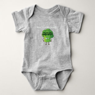 Body Brocoli Cartoon mignon Vous n'aimez pas Brocoli Ba