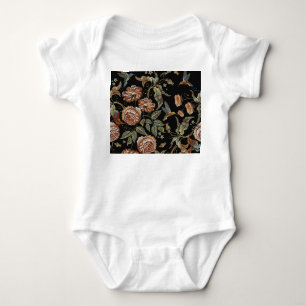 Body Broderie rose, Style Renaissance.