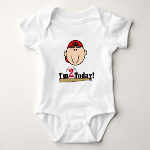 Body Brunette Boy Baseball 2e anniversaire