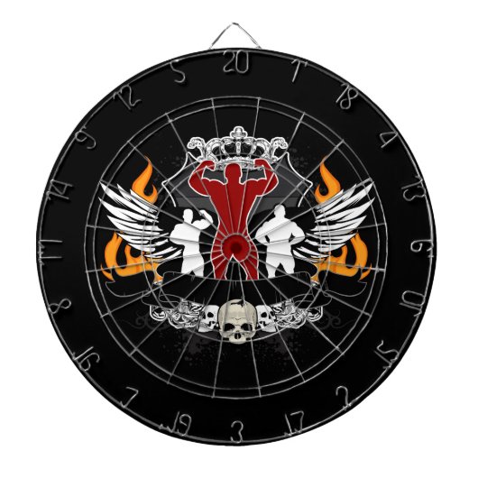 Body Builder Dartbord (Voorkant)