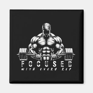 body builder-fitness magneet