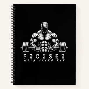 body builder-fitness notitieboek