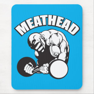 "Body building" Humor - MEATHEAD Muismat