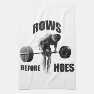 "Body Building" Motivatie Humor Theedoek
