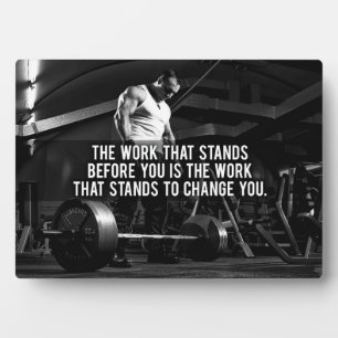 "Body building" Workout Motivatie Fotoplaat