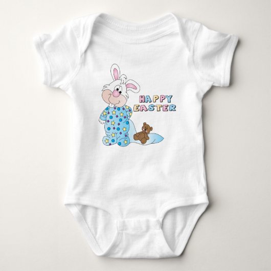 Body Bunny avec son ours en peluche et sa couverture (Devant)