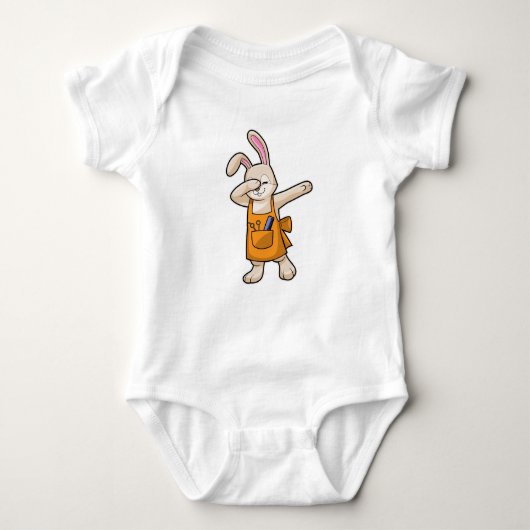 Body Bunny comme coiffeur avec peigne et ciseaux (Devant)