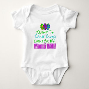 Body Bunny de Pâques ne veut pas Mamo Will