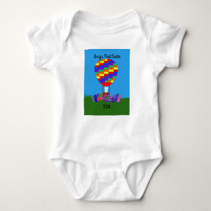 Body Bunny Hot Air Balloon #2 Baby Bodysuit