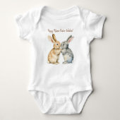 Body 🐇 Bunny Snuggings personnalisables Pâques Romper (Devant)