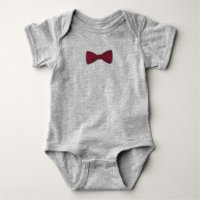 Burgundy Bow Cravate Mariage Prom Bowtie Bearer