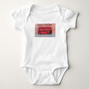 Body Bus rouge Londres Vintage Angleterre Bébé