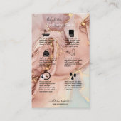 Body Butter Application Guide Roze Gold Visitekaartje (Voorkant)